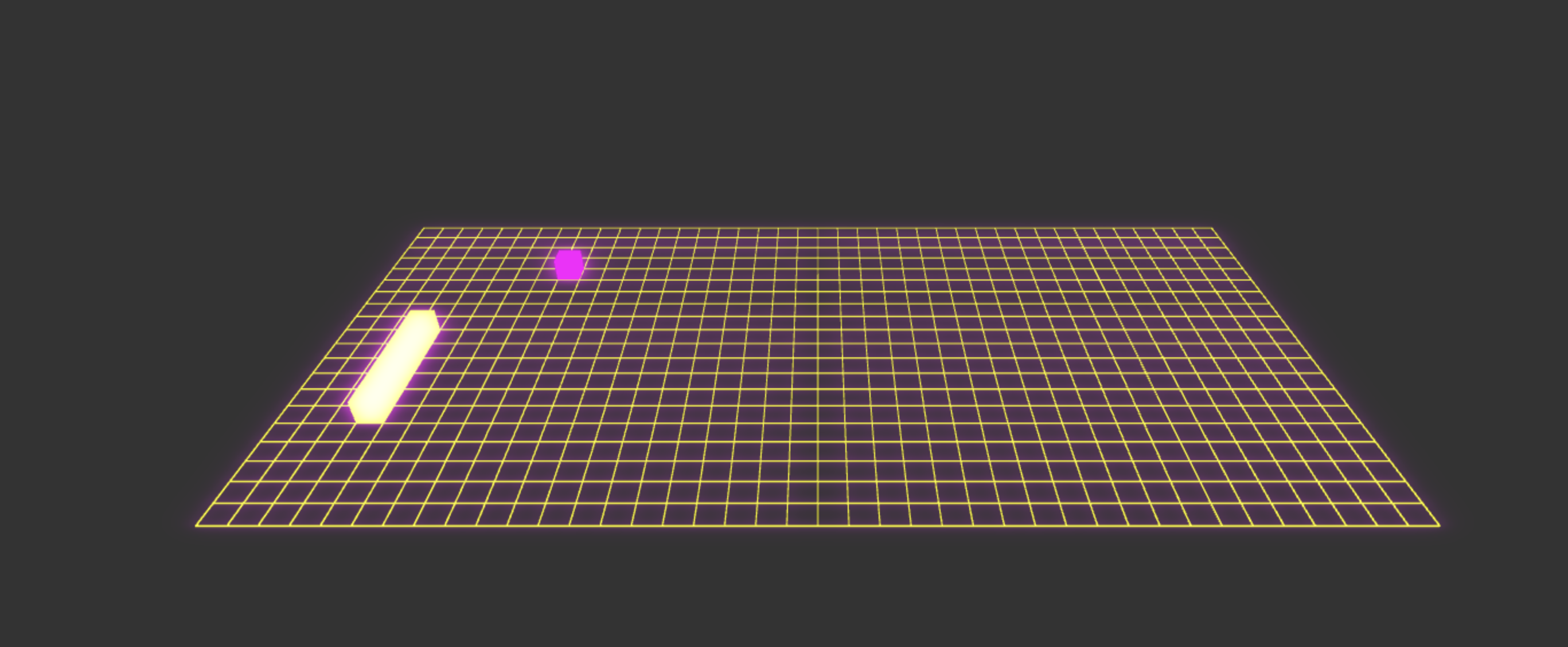 Plasma Snakes on its neon grid